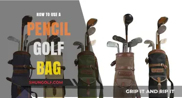Mastering the Course: A Guide to Pencil Golf Bag Essentials