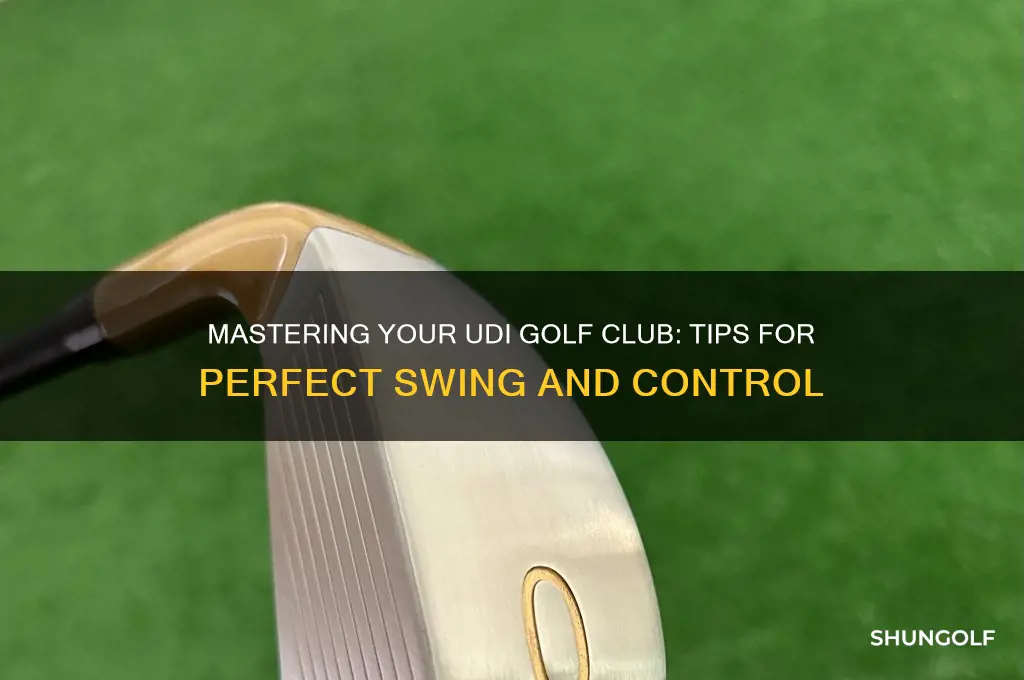 how to use a udi golf club