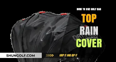 Protect Your Clubs: A Guide to Using Golf Bag Top Rain Covers