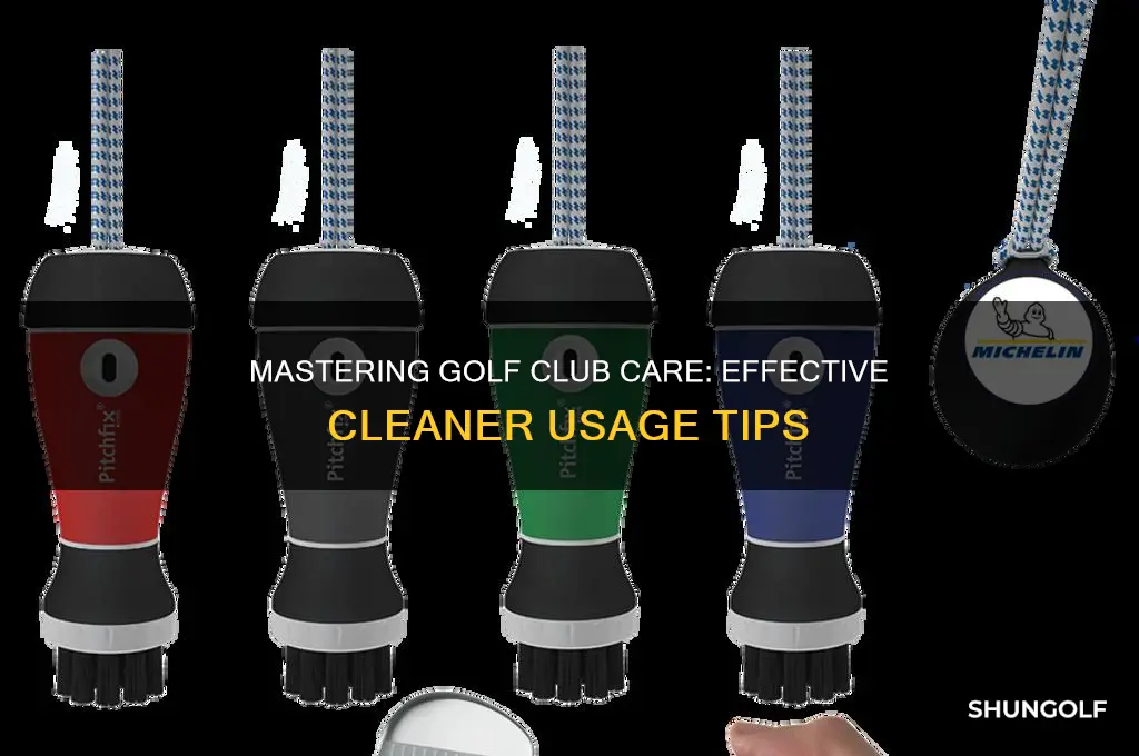 how to use golf club cleaner