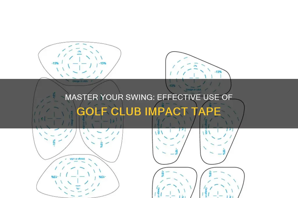 how to use golf club impact tape