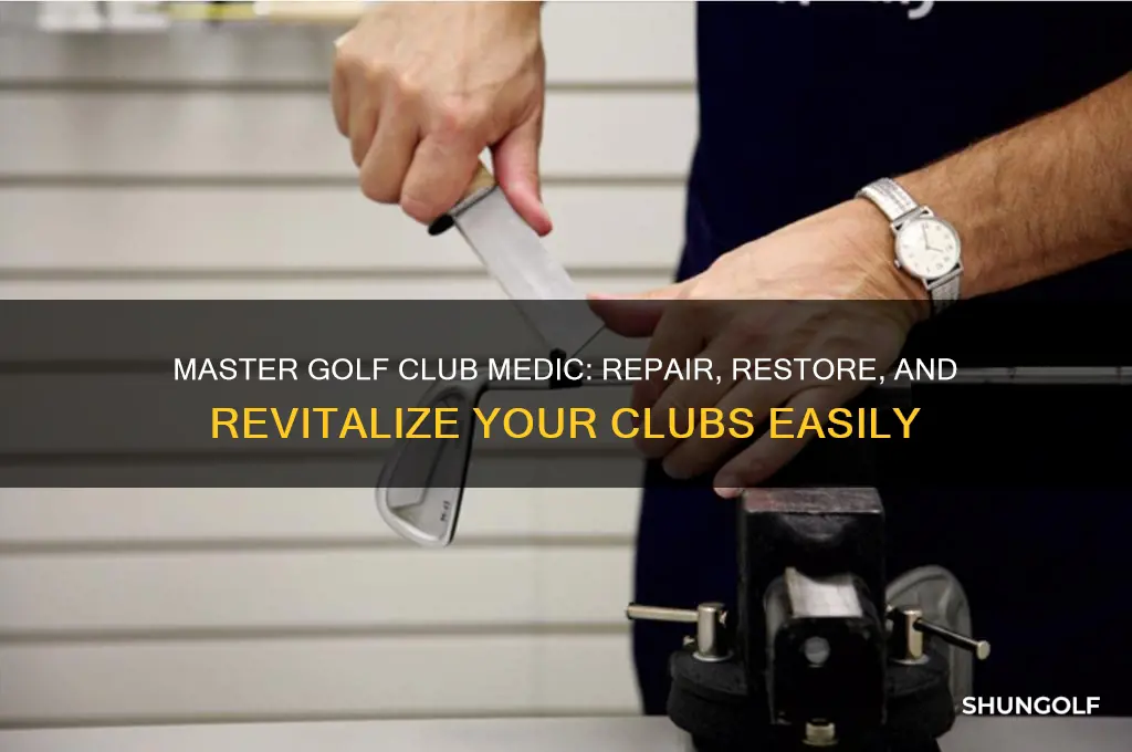 how to use golf club medic