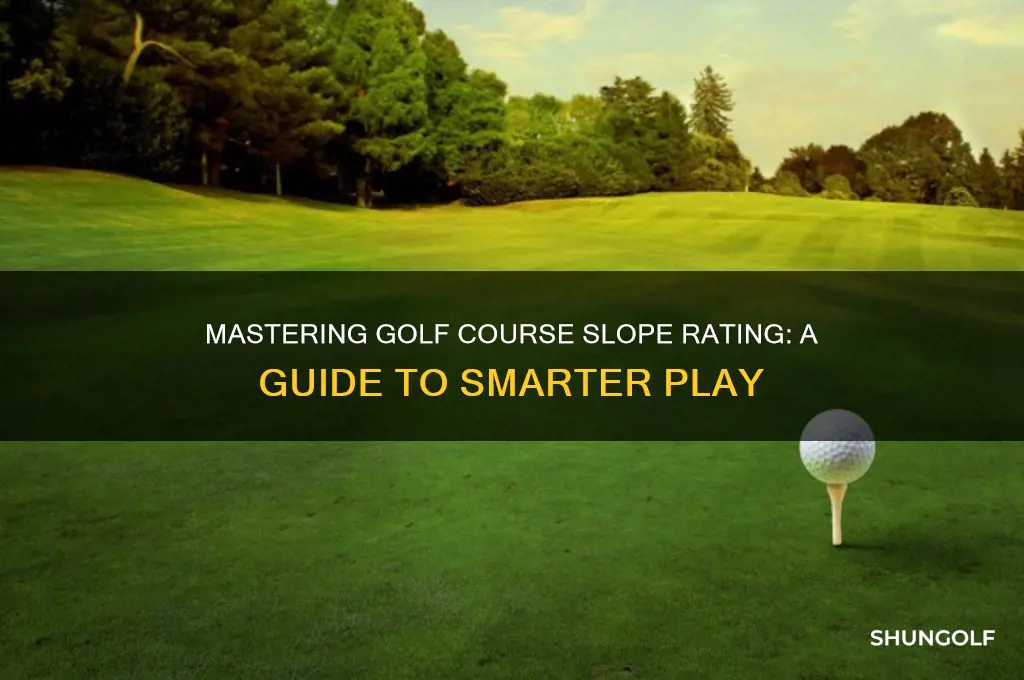 how to use golf course slope rating