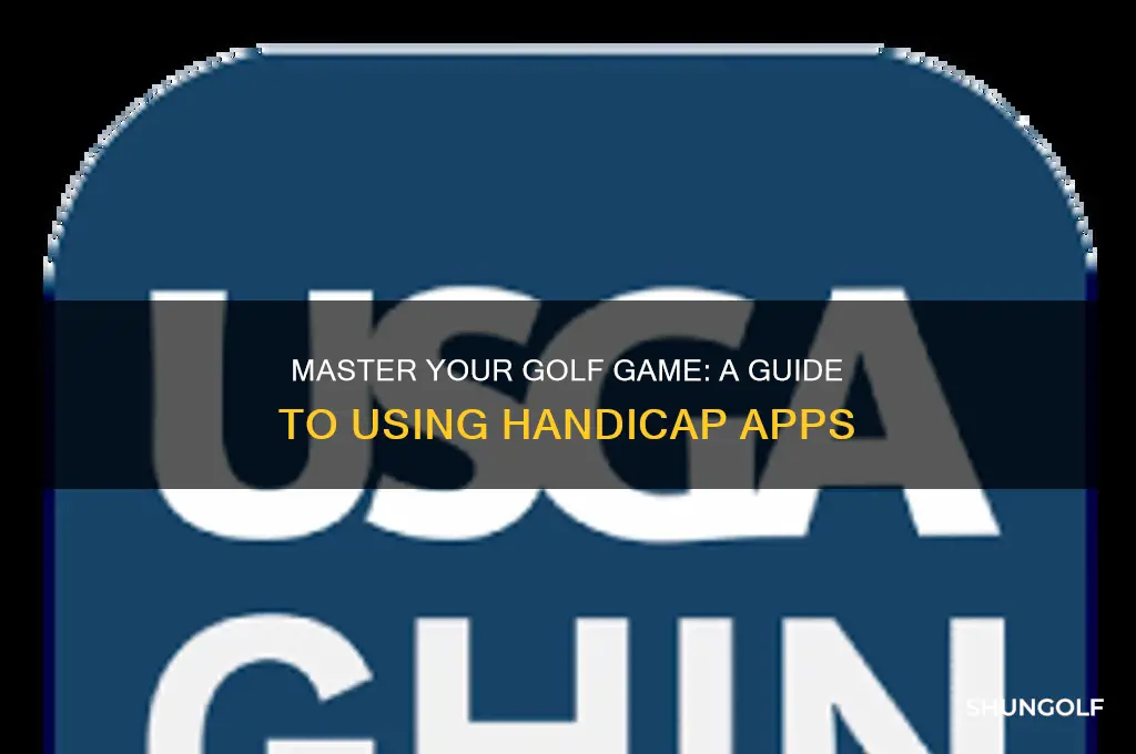 how to use golf handicap app