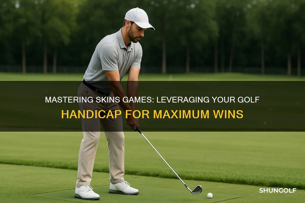 how to use golf handicap for skins game