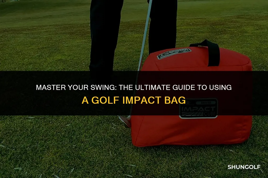 how to use golf impact bag