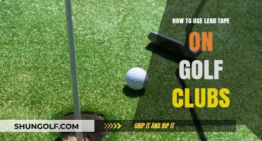 Mastering Golf Club Customization: Effective Lead Tape Application Techniques