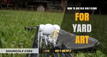 Creative Yard Art Ideas Using Old Golf Clubs