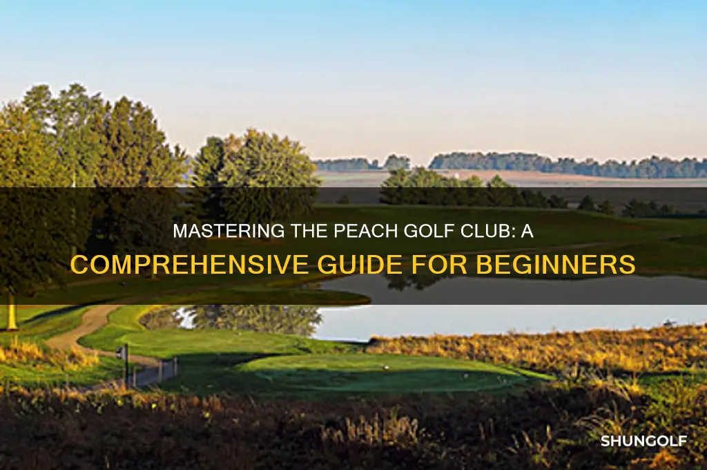how to use peach golf club