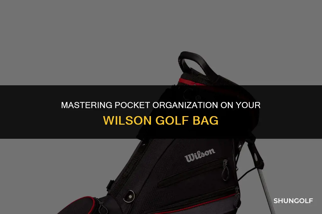 how to use pockets on wilson golf bags