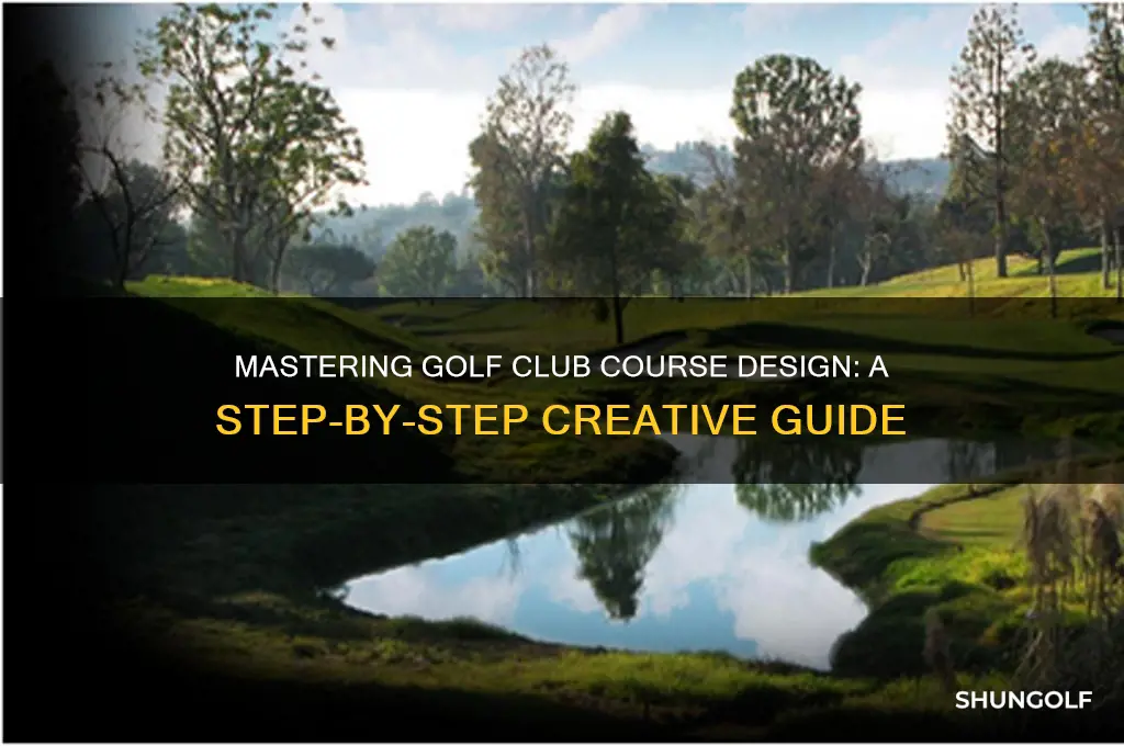 how to use the golf club course designer