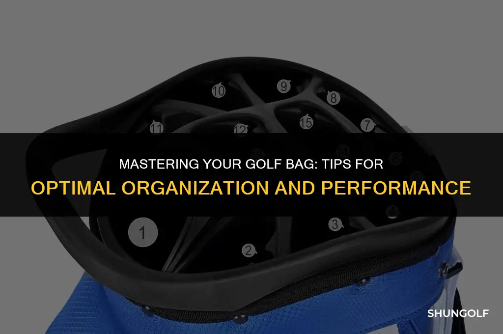how to use your golf bag