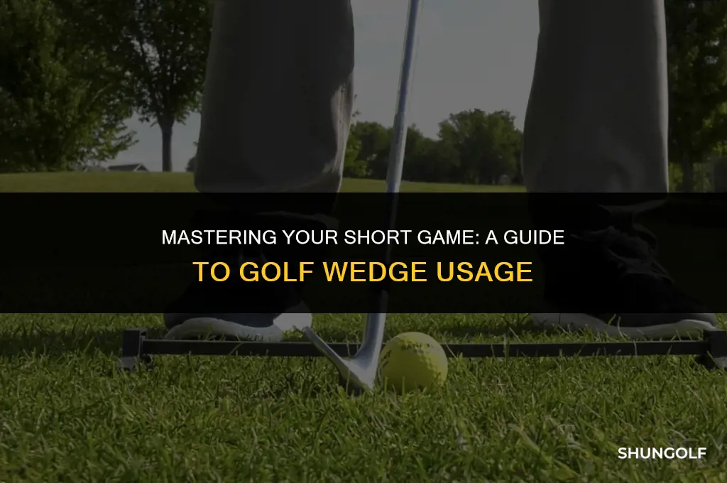 how to use your golf wedges