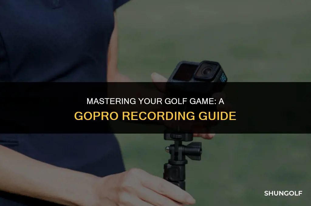 how to use your gopro to record golf