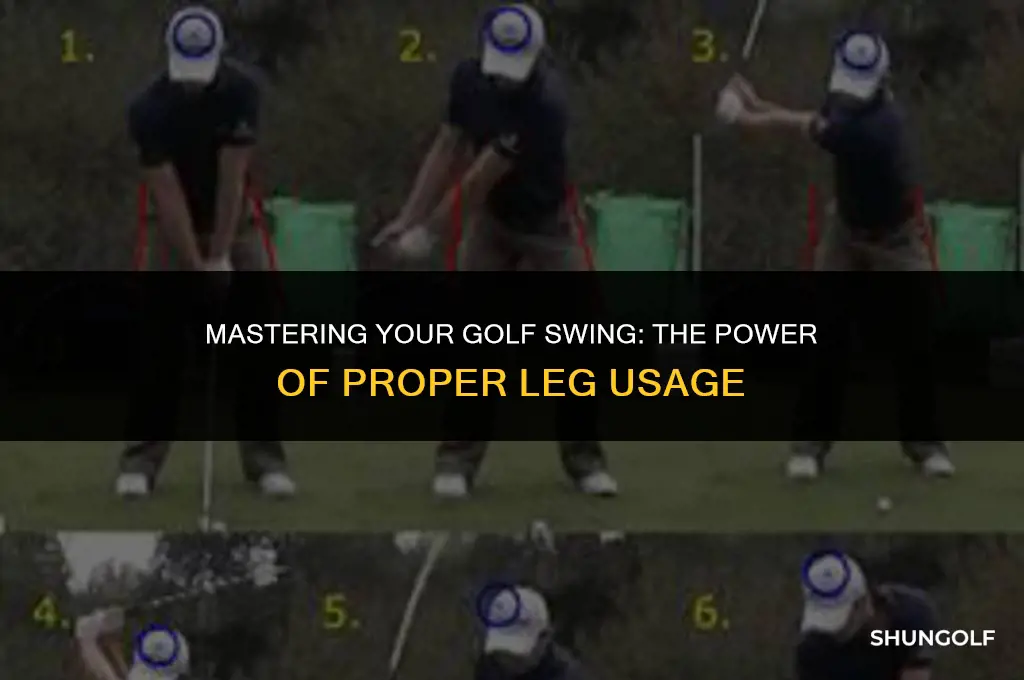how to use your legs in golf