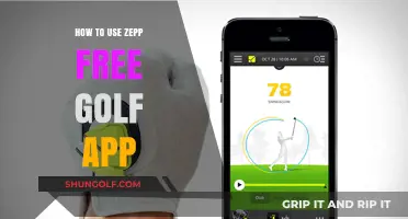 Master Your Swing: A Guide to Using the Zepp Free Golf App