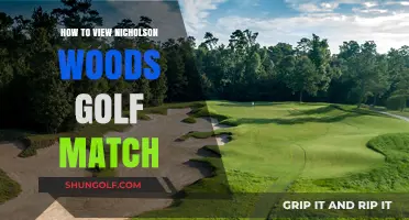 Watch Nicholson Woods Golf Match: A Step-by-Step Viewing Guide