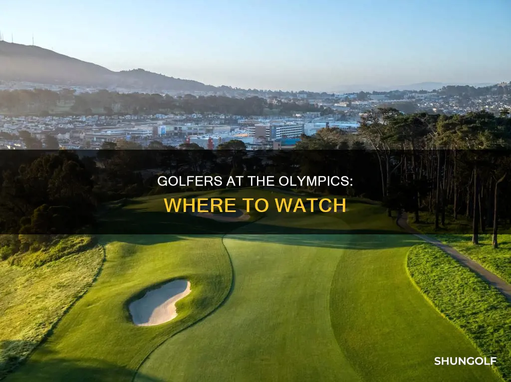 how to view olympic golf