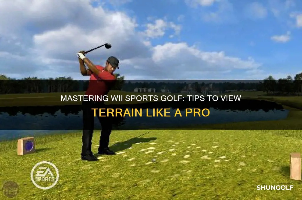 how to view terrain in wii sports golf