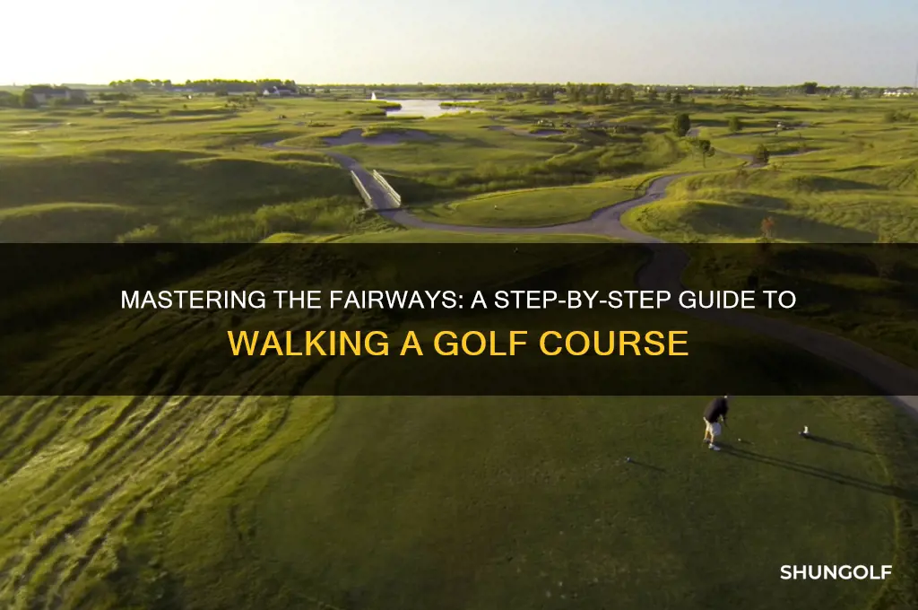 how to walk a golf course