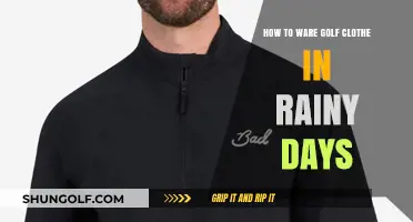 Stay Dry and Stylish: Golfing in Rainy Weather Outfits