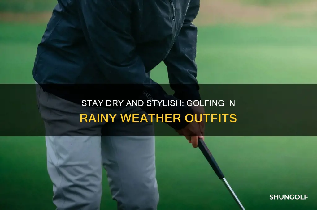 how to ware golf clothe in rainy days