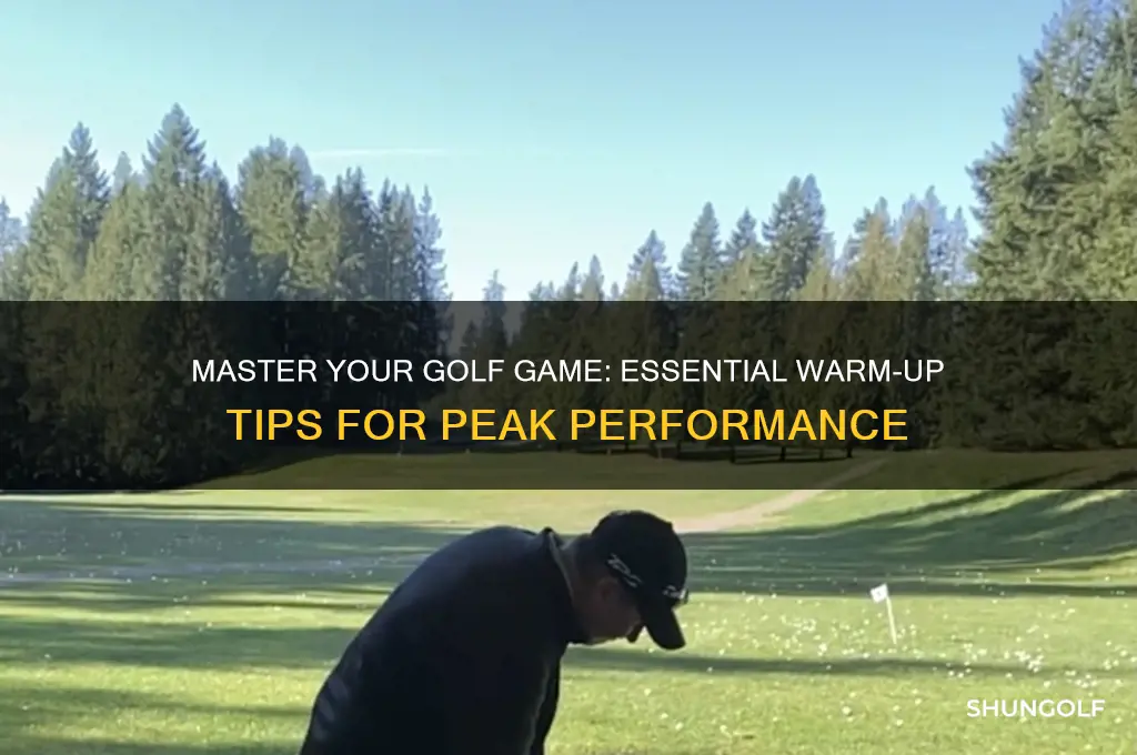 how to warm up before a round of golf