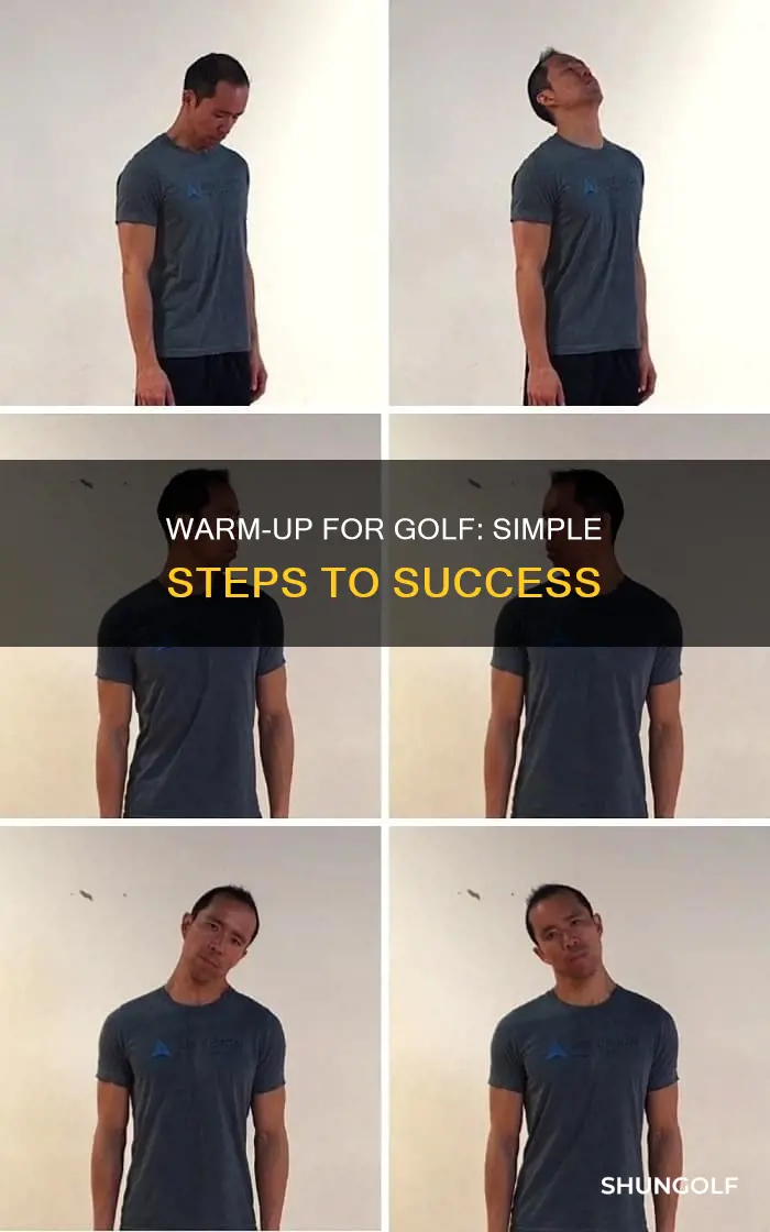 how to warm up for golf
