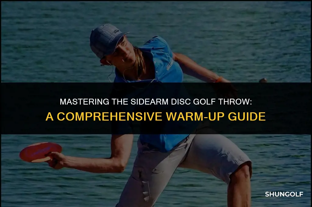 how to warm up side arm disc golf throw