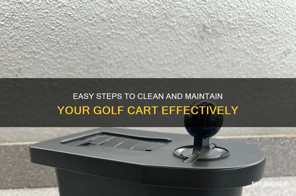 how to wash a golf cart