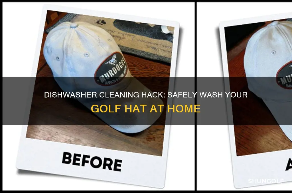 how to wash a golf hat in the dishwasher