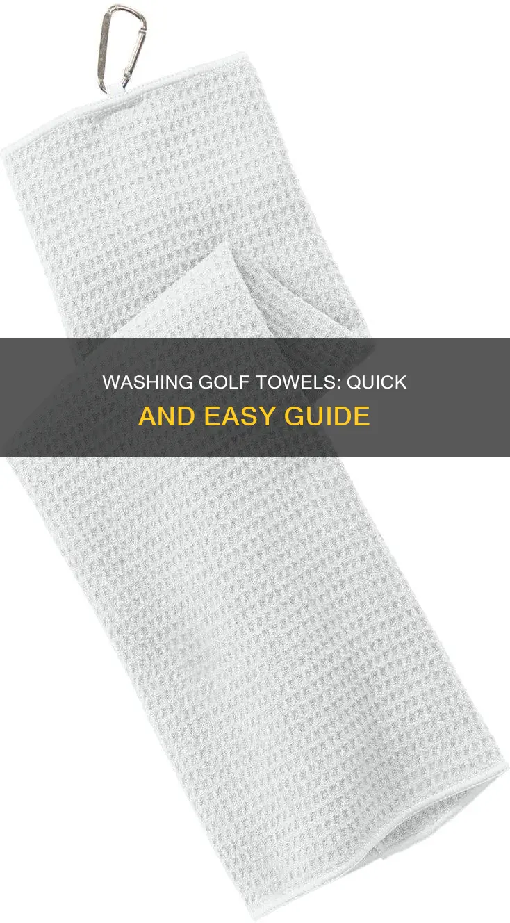 how to wash a golf towel