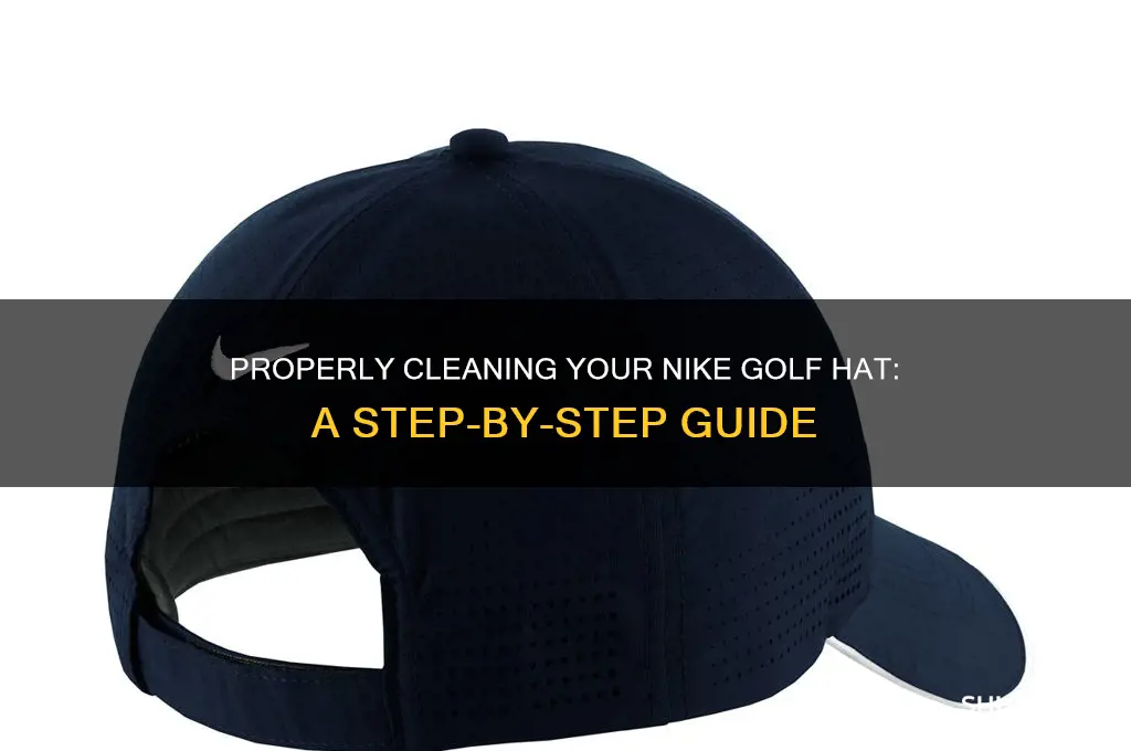 how to wash a nike golf hat
