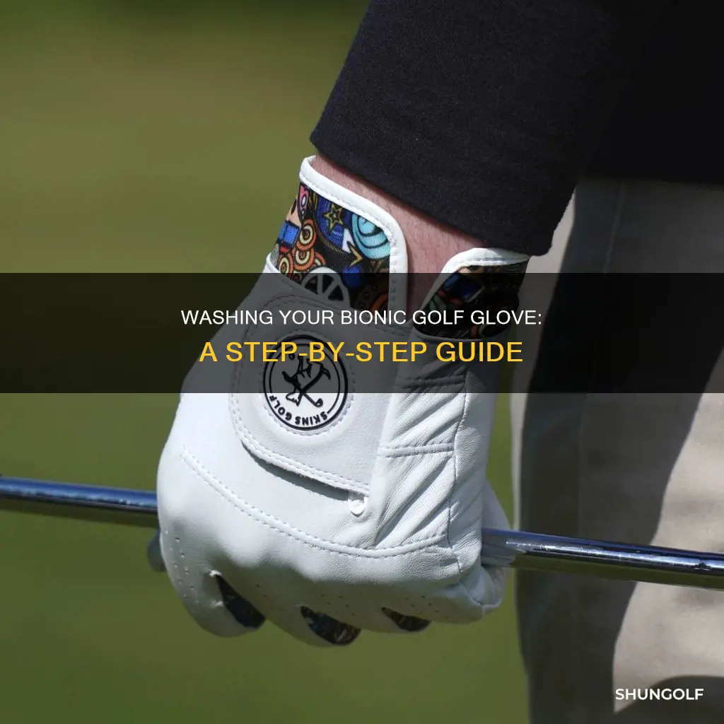 how to wash bionic golf glove