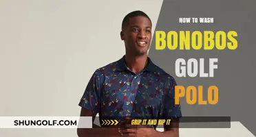 Washing Bonobos Golf Polo: Easy Steps to Follow