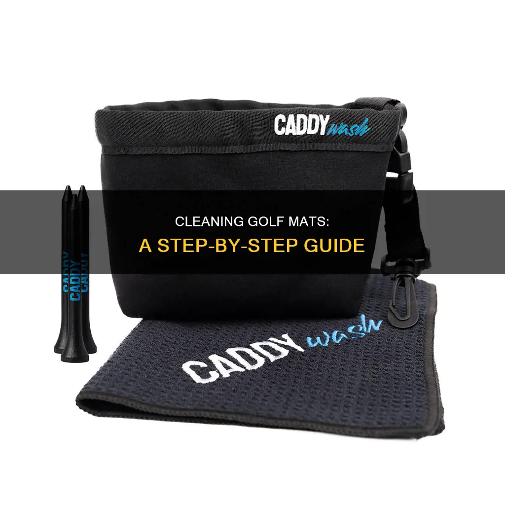 how to wash dirty golf mat