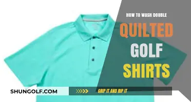 Proper Care Guide: Washing Double Quilted Golf Shirts Effectively