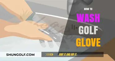 Golf Glove Care: Wash and Wear