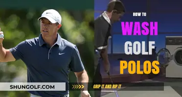 Golf Polos: Wash with Care