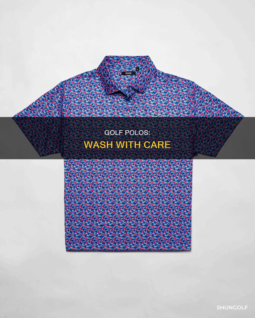 how to wash golf polos