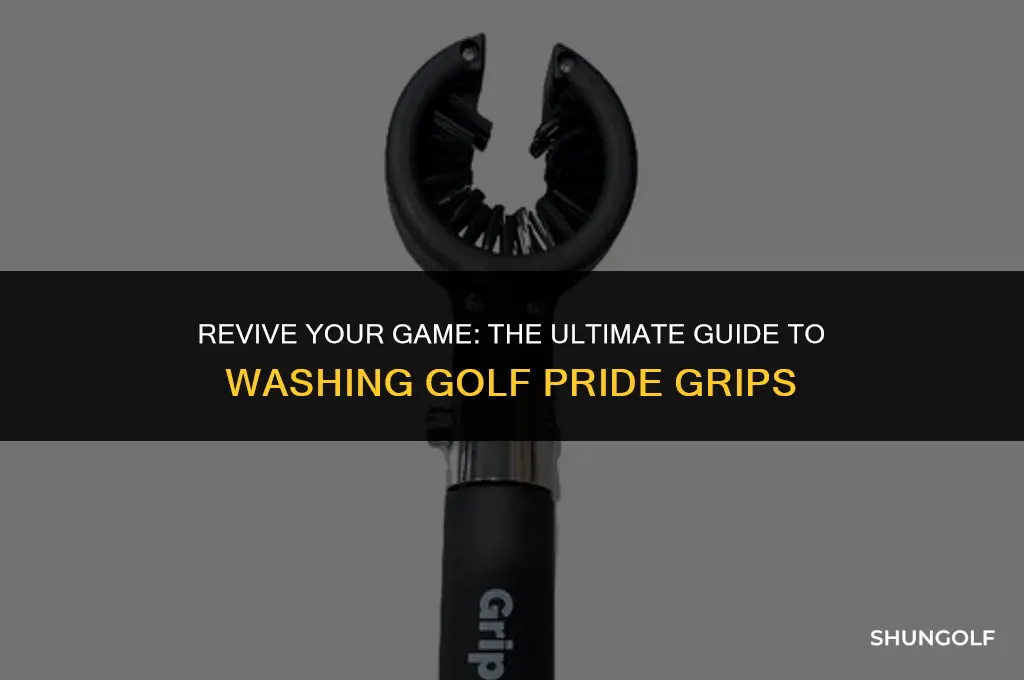 how to wash golf pride grips