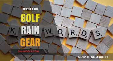 Cleaning Golf Rain Gear: Easy Steps to Follow