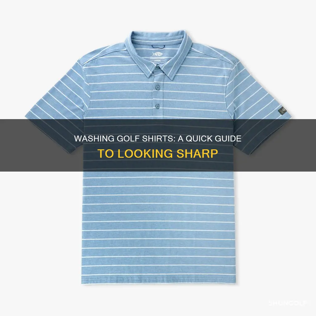 how to wash golf shirt