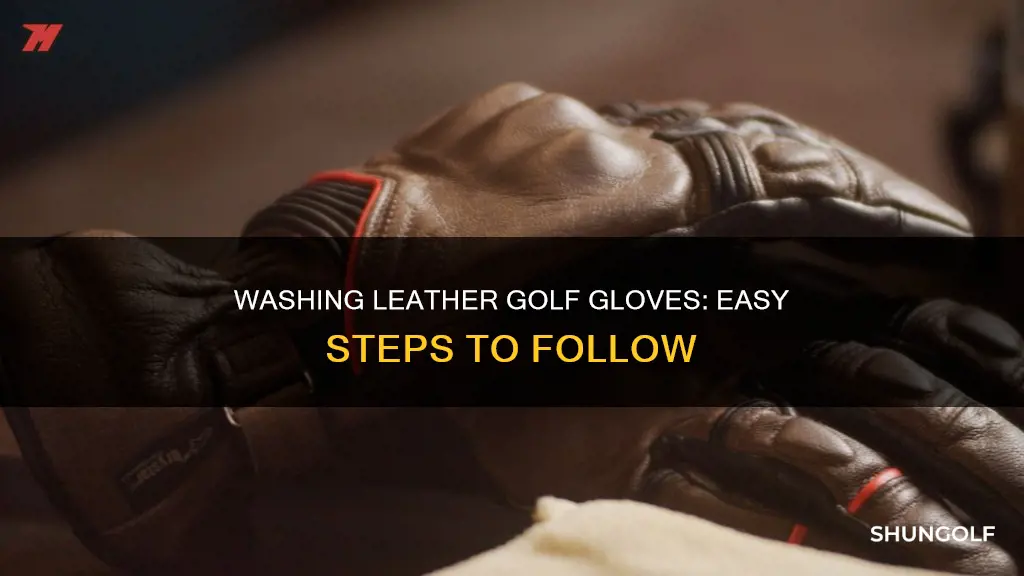 how to wash leather golf glove