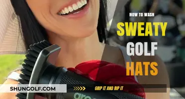 Washing Golf Hats: Tips to Remove Sweat Stains