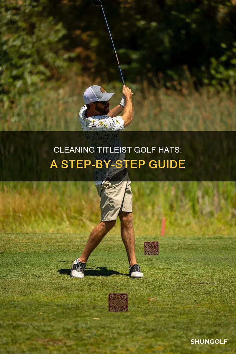 how to wash titleist golf hats