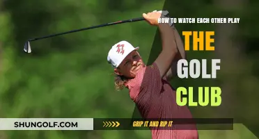Mastering The Golf Club: Tips for Watching and Learning Together