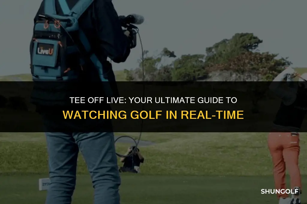 how to watch golf live