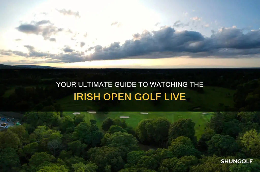 how to watch irish open golf