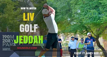 Tee Off to Excitement: Your Guide to Watching LIV Golf Jeddah